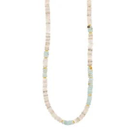 Open Skies Heishi Necklace