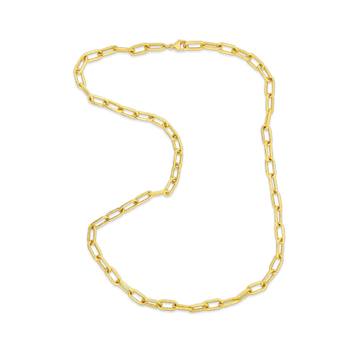 Oval Link Gold Chain