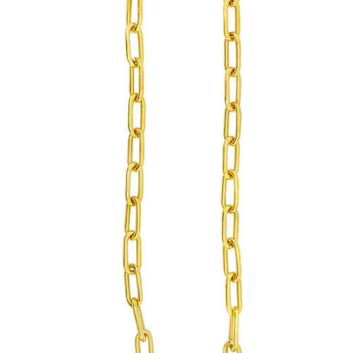 Oval Link Gold Chain