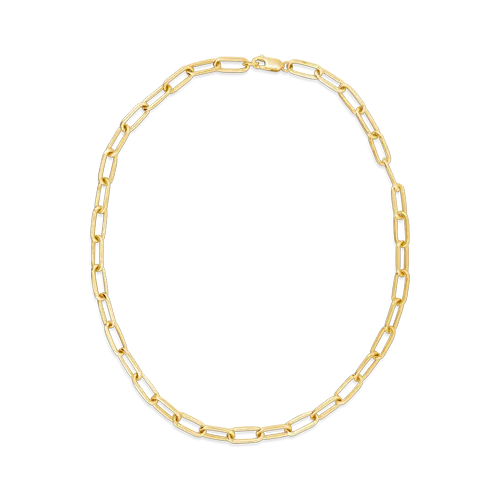 Oval Link Gold Chain