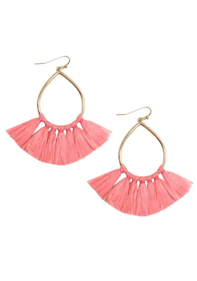 Paradise Cha Cha Earring in Coral