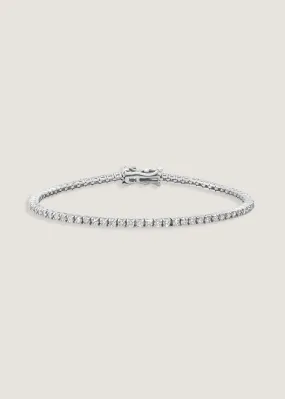 Petite Diana Tennis Bracelet 2.90ctw White Gold