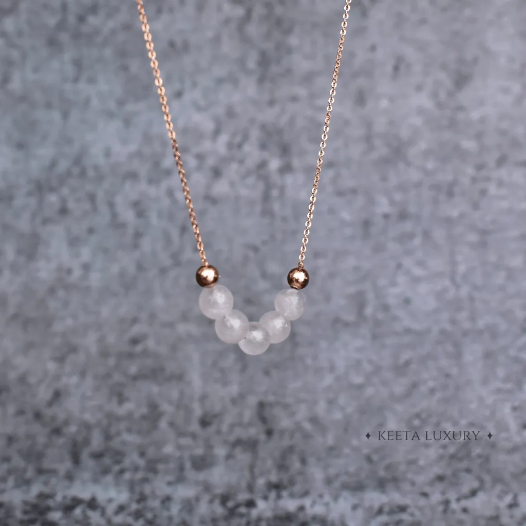 Pink Harmony - Rose Quartz Necklace