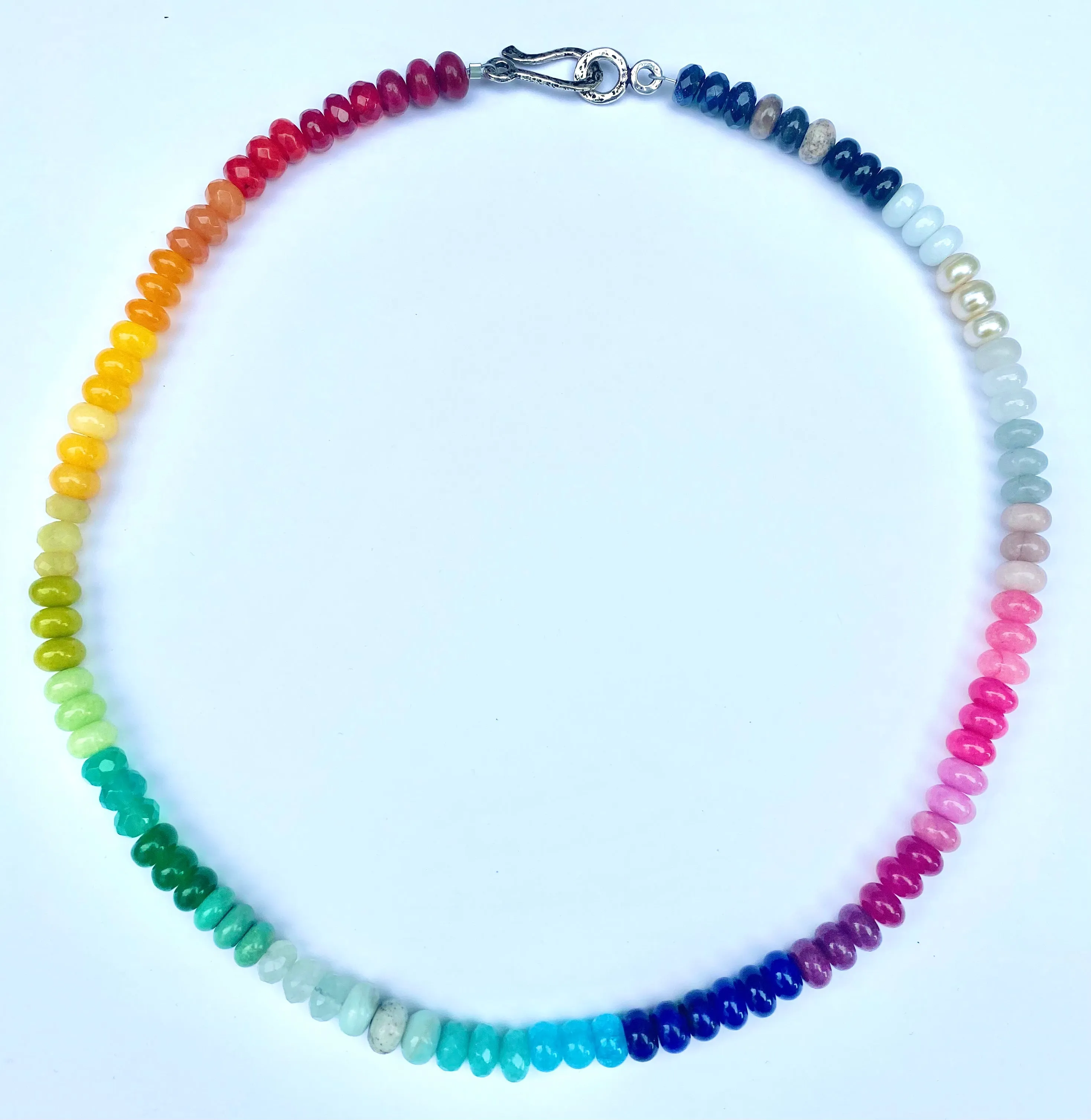 Rainbow Stone Necklace or Kit