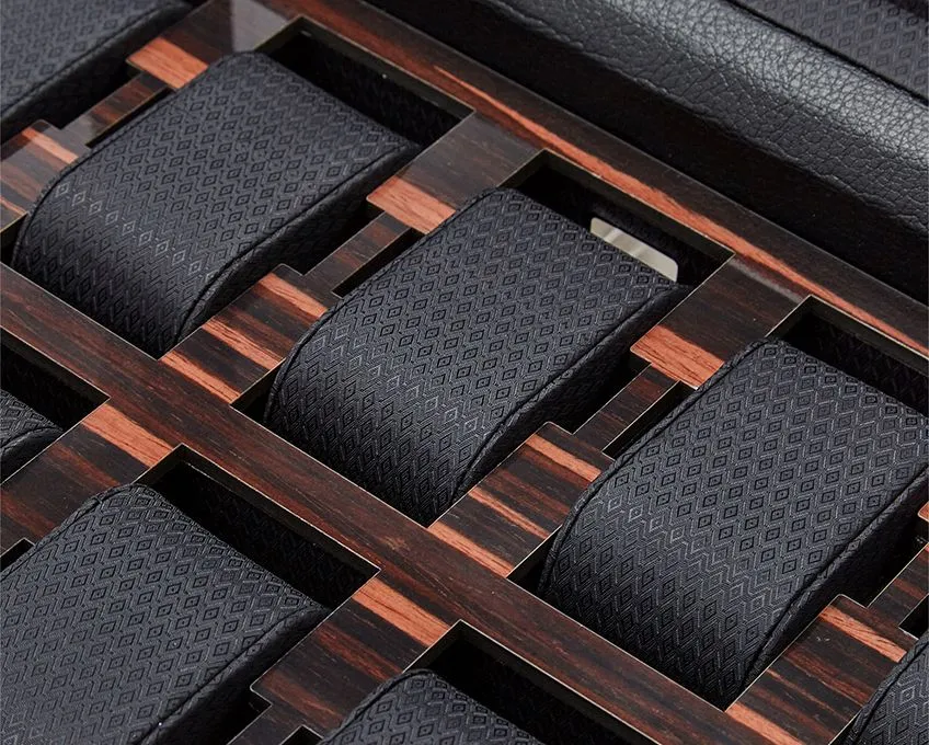 Roadster 10 Piece Watch Box w/ Drawer