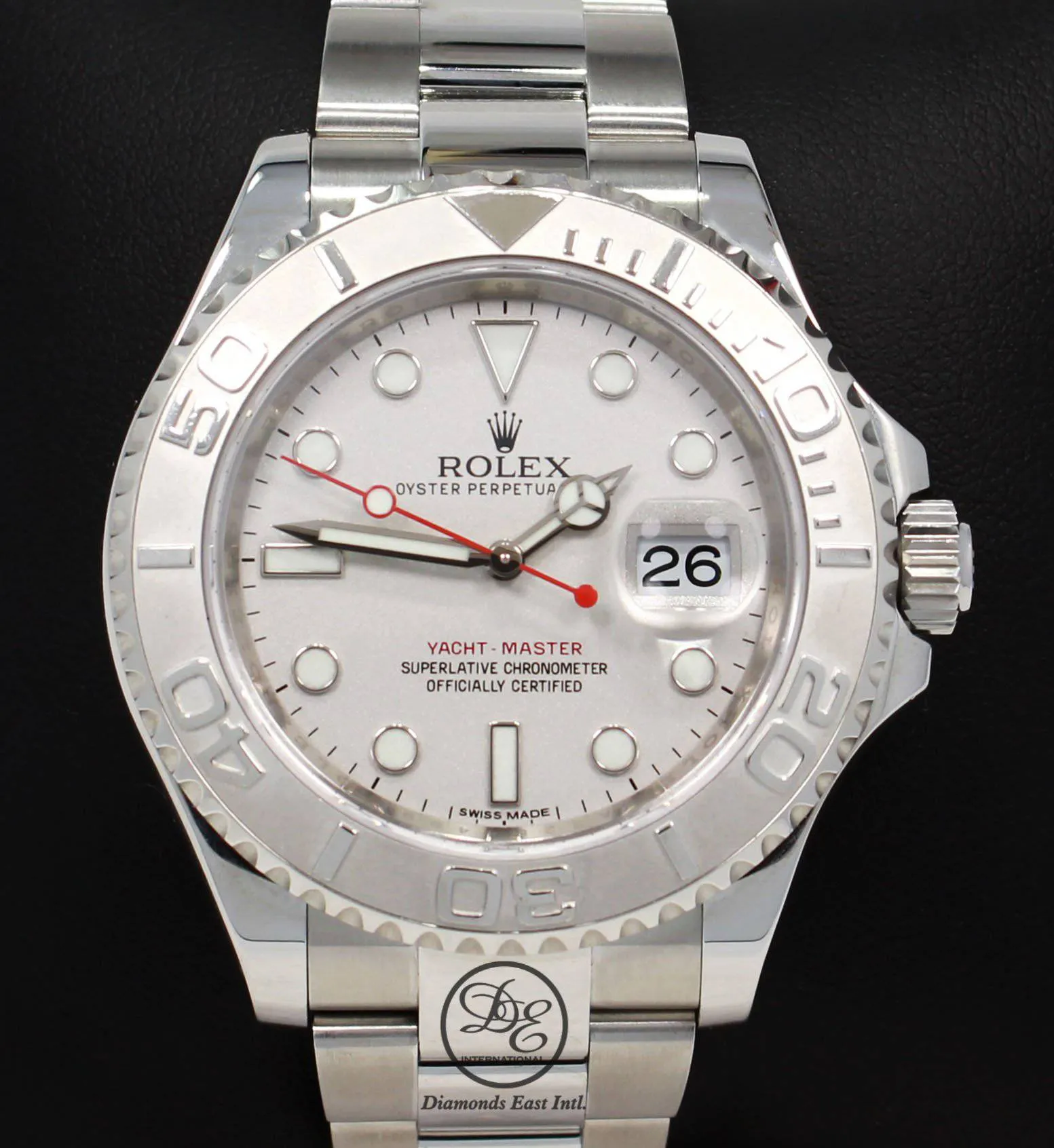 Rolex Yacht-Master Platinum Bezel 116622 PAPERS