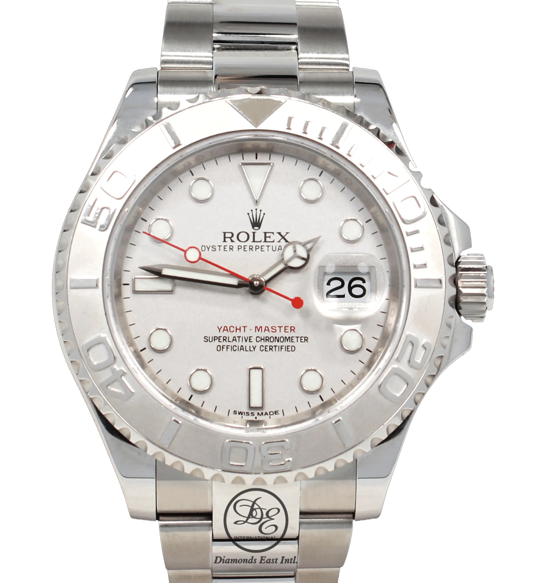 Rolex Yacht-Master Platinum Bezel 116622 PAPERS