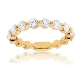 Round Prong Set Diamond Band