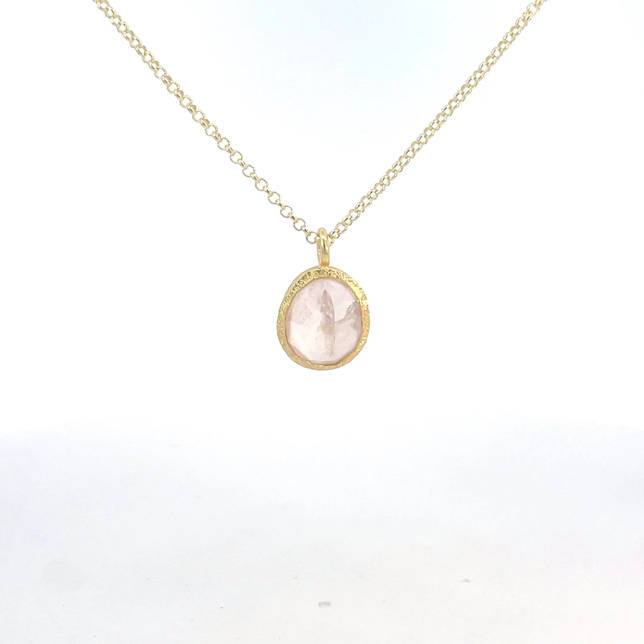 Shade Rose Quartz Necklace