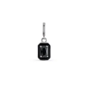 Silver Black Blush Pendant