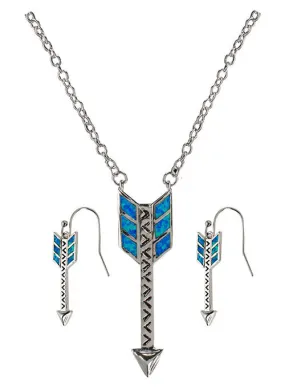 Sky Fletched Arrow Jewelry Set