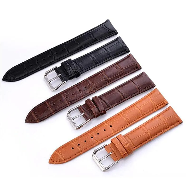 Snakeskin Leather Watch Straps Compatible with the Olympic 22mm Range