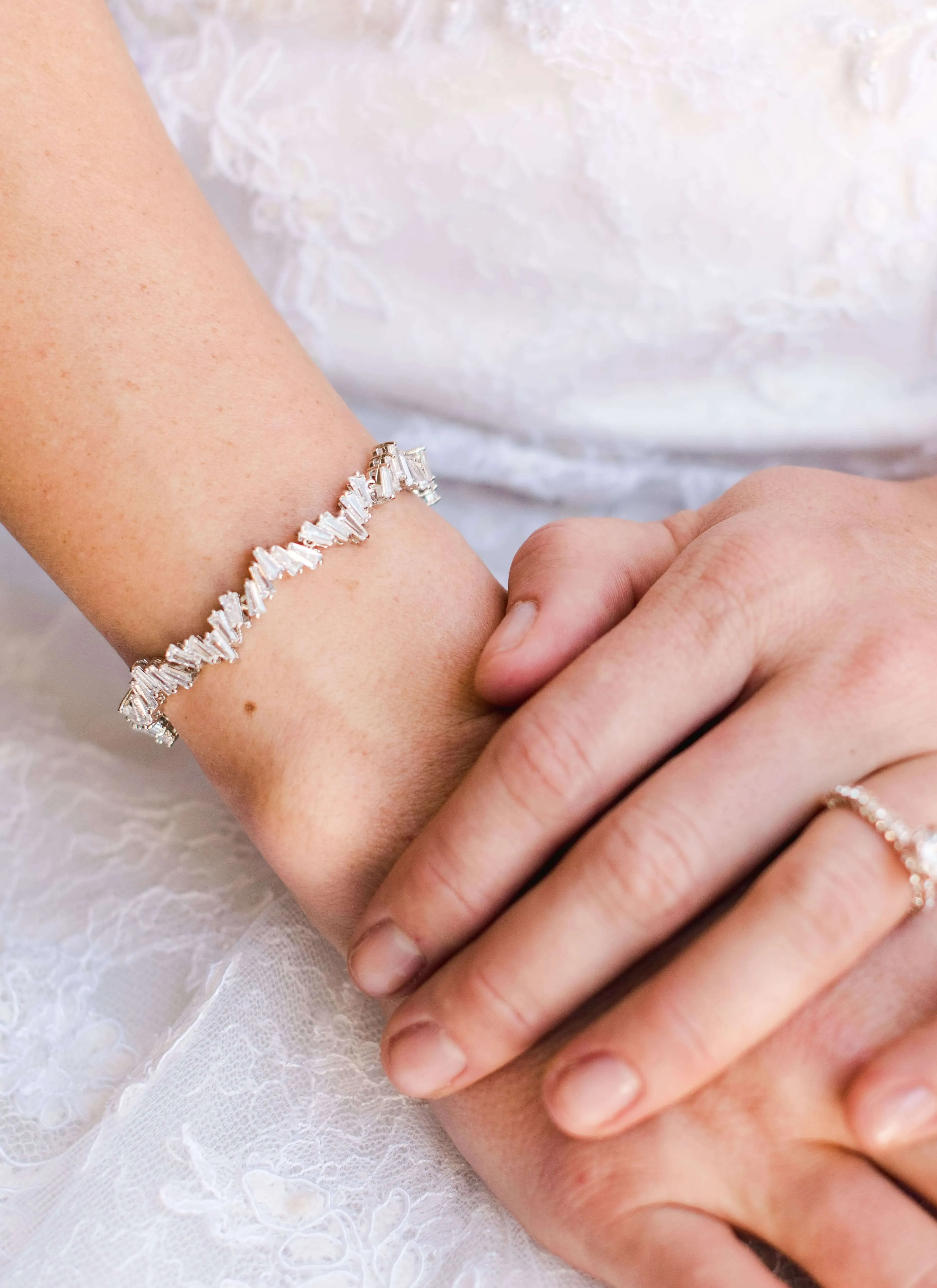 Sparkly Dainty Bracelet for Wedding