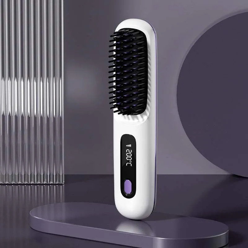 Straightening Brush Experience the Freedom to Style your Hair Anywhere