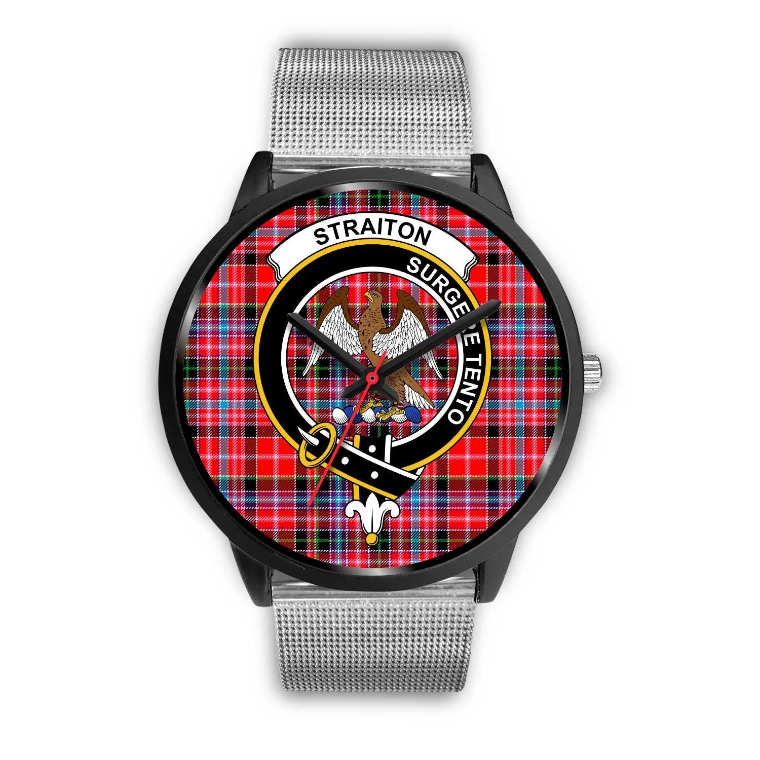 Straiton Clan Badge Tartan Black Watch