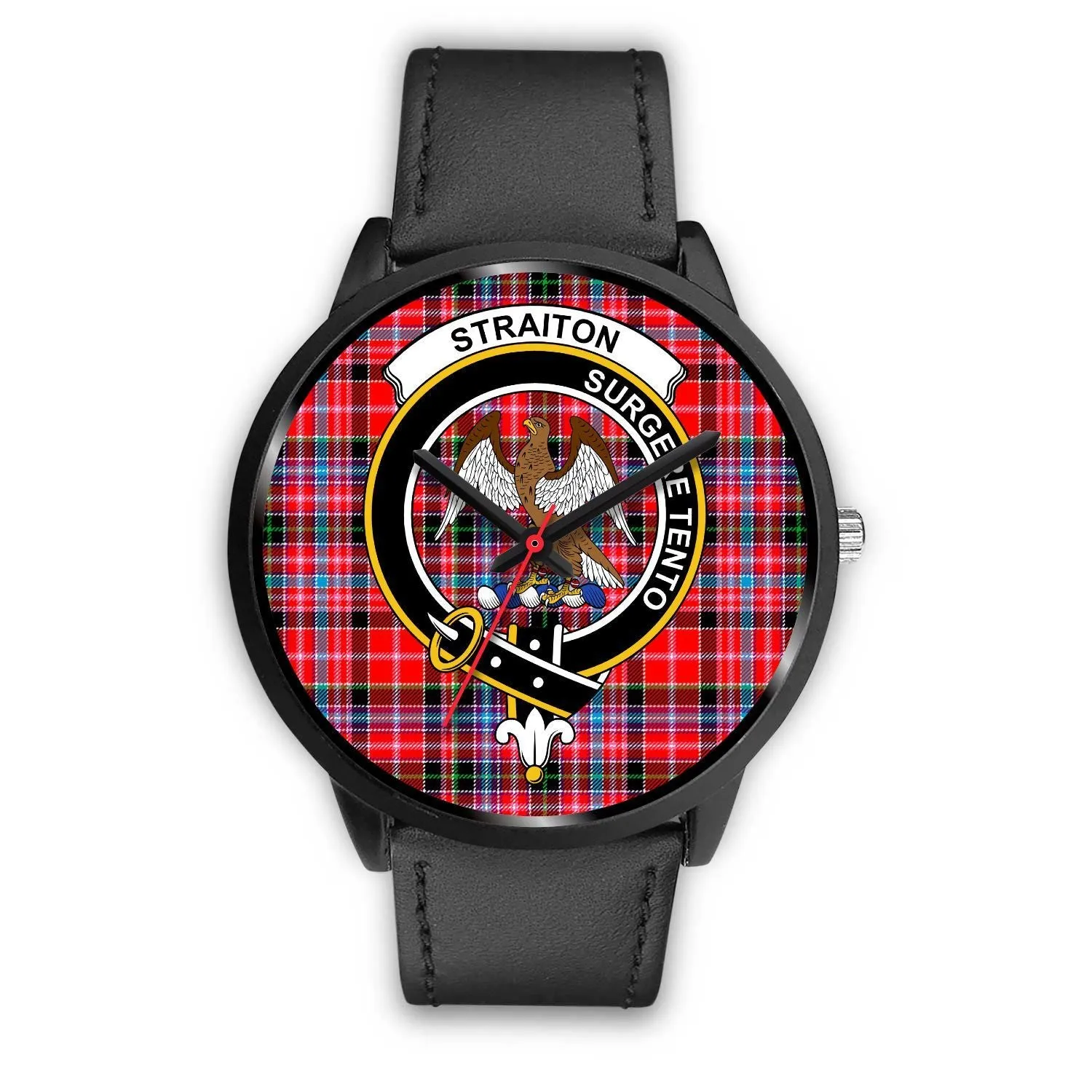 Straiton Clan Badge Tartan Black Watch