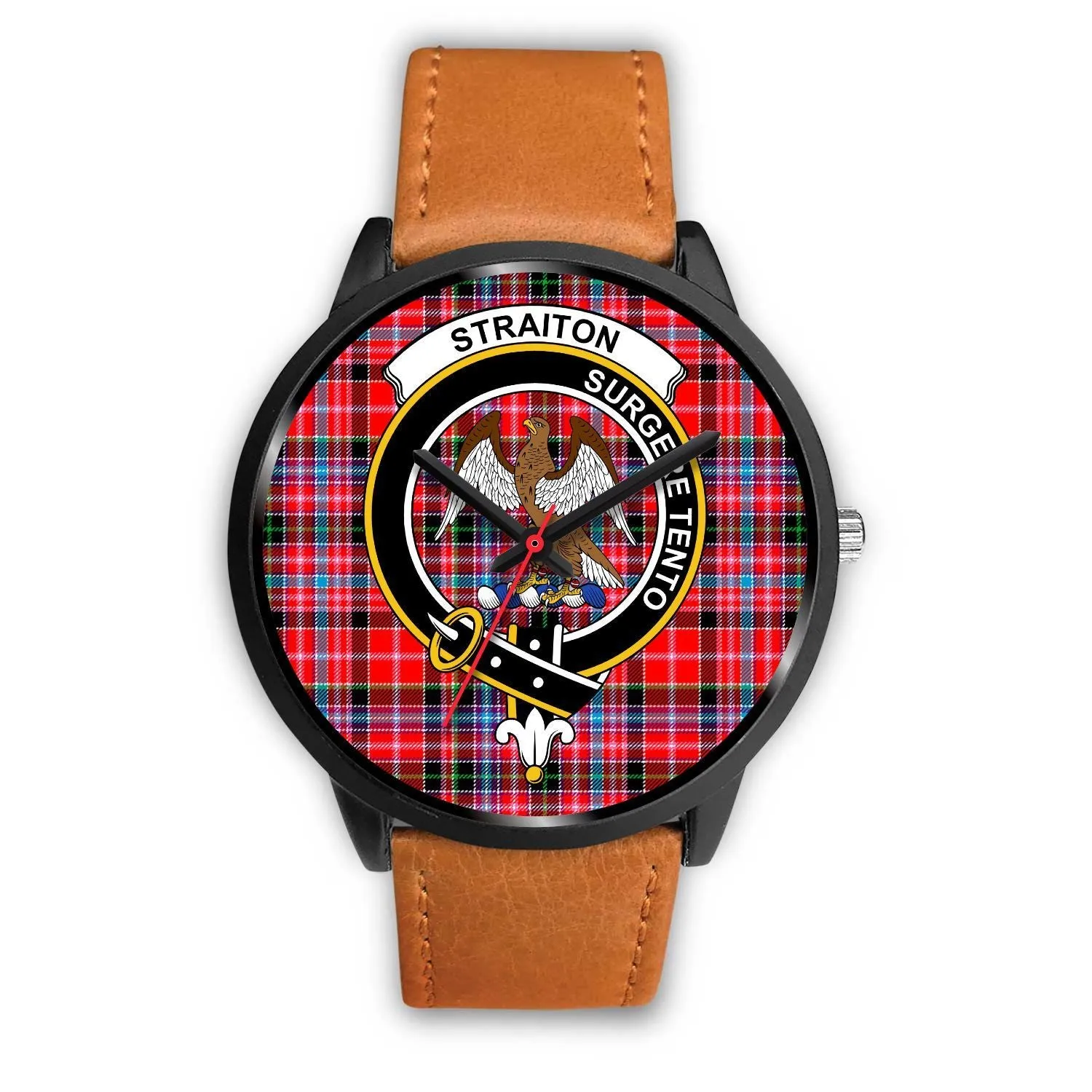 Straiton Clan Badge Tartan Black Watch