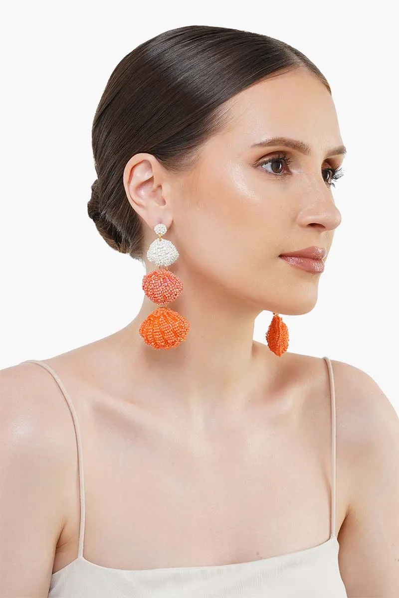 Sunset Seashell Earring