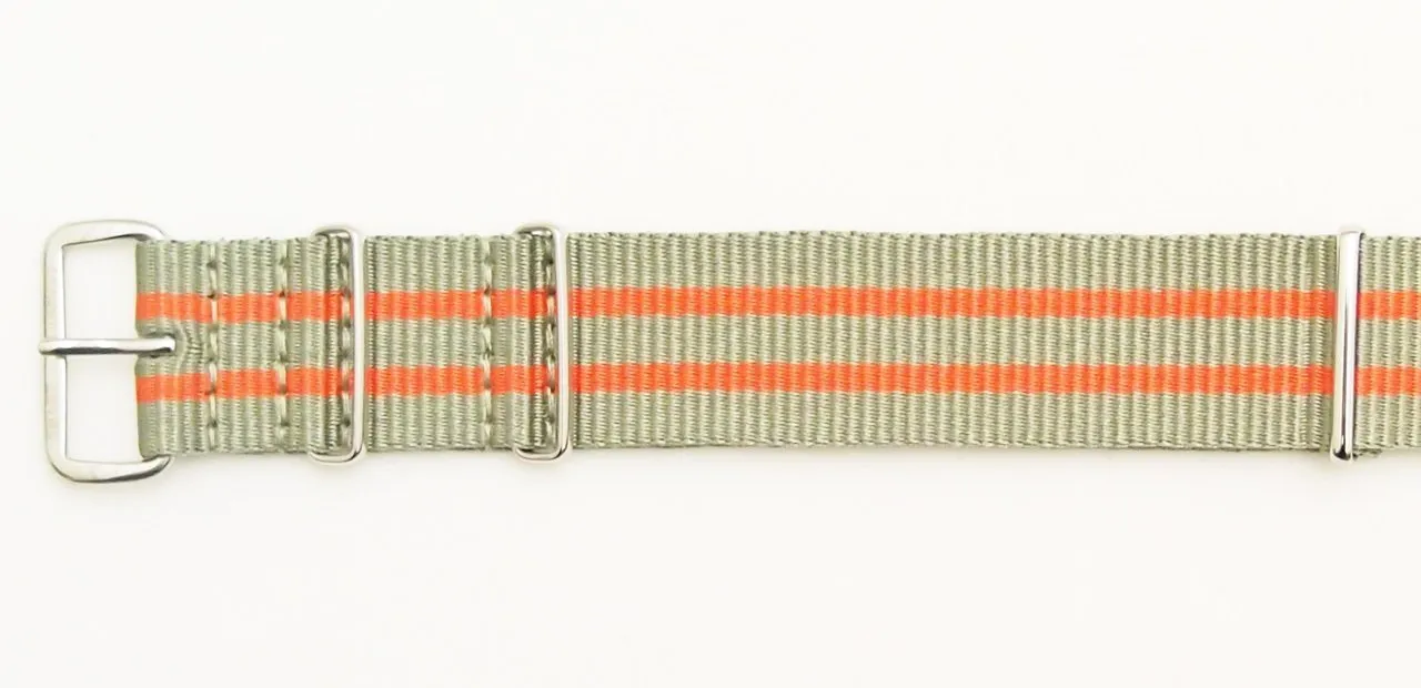 TAN/ORANGE WATCHBAND