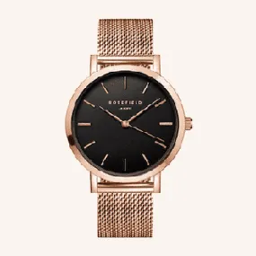 The Mercer Black Rose gold  38mm