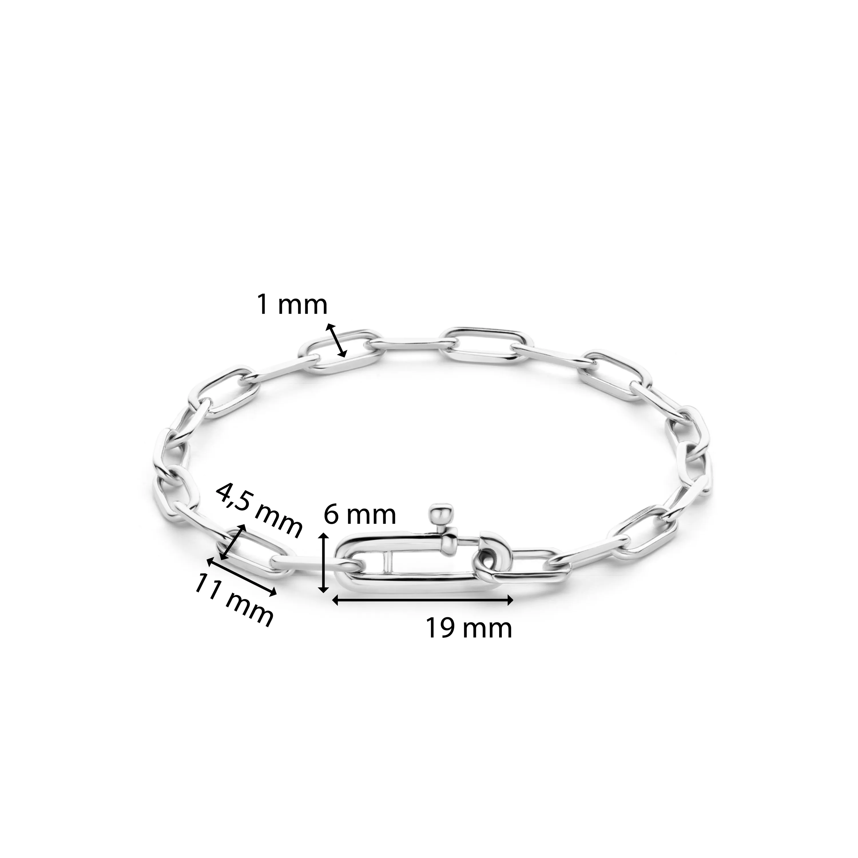 TI SENTO Bracelet 23018SI