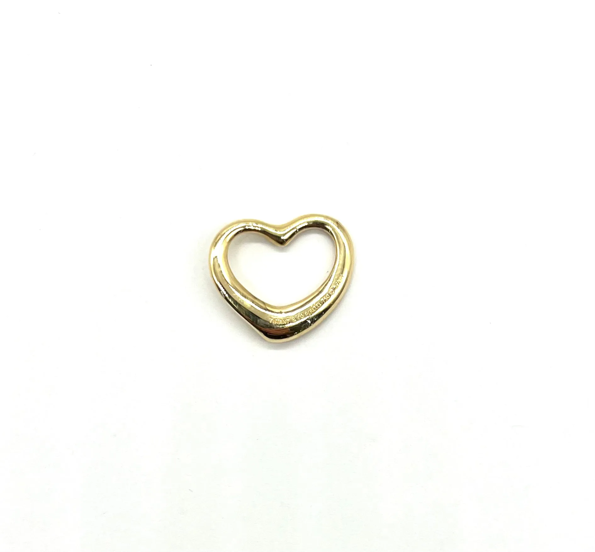 Tiffany & Co 18k Diamond Heart Pendant