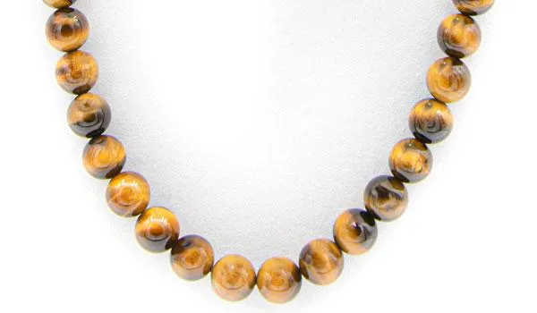 Tigers Eye Natural Gemstone Necklace