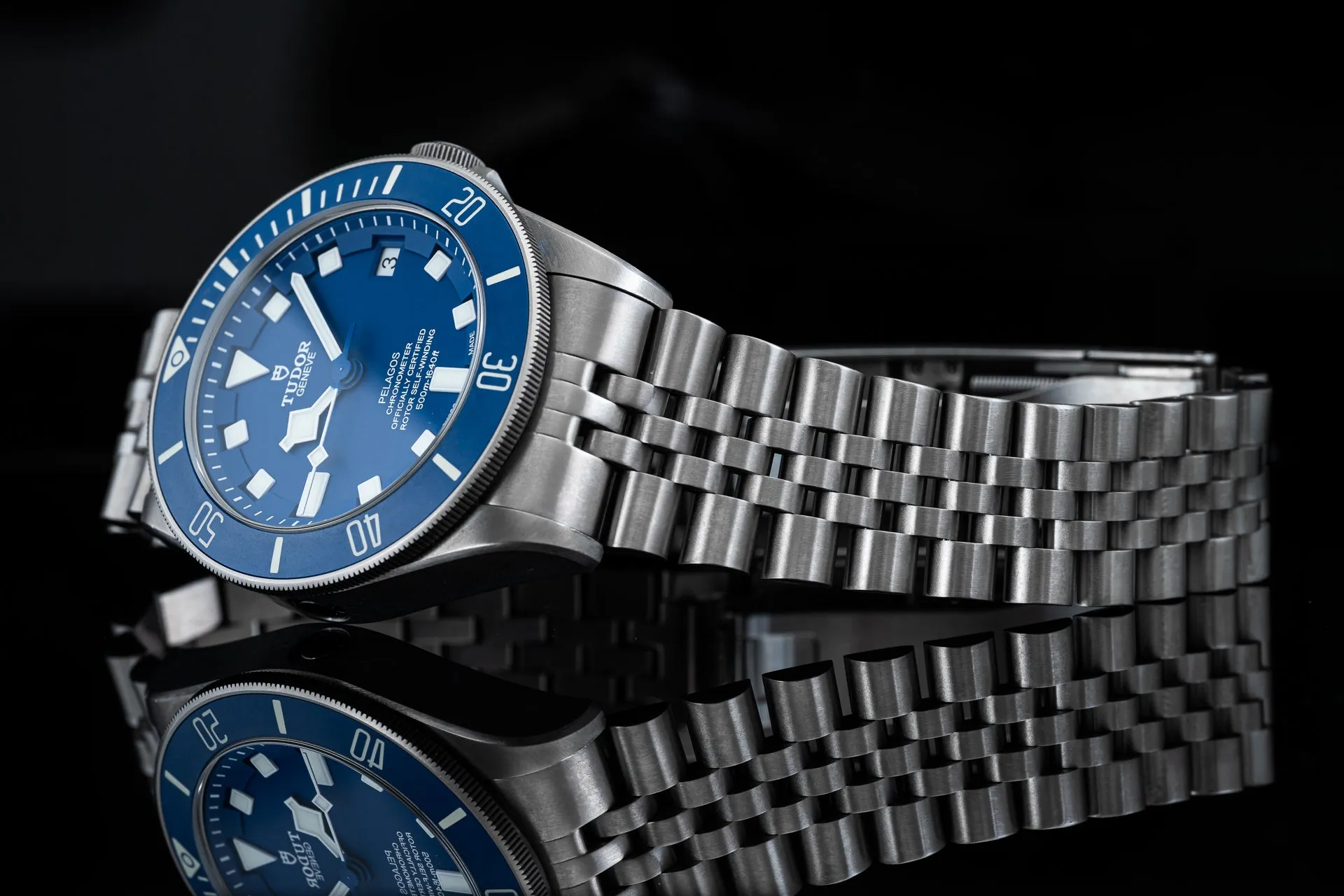 Titanium Executive Bracelet for LARGER WRIST (for the Tudor Pelagos 42mm)