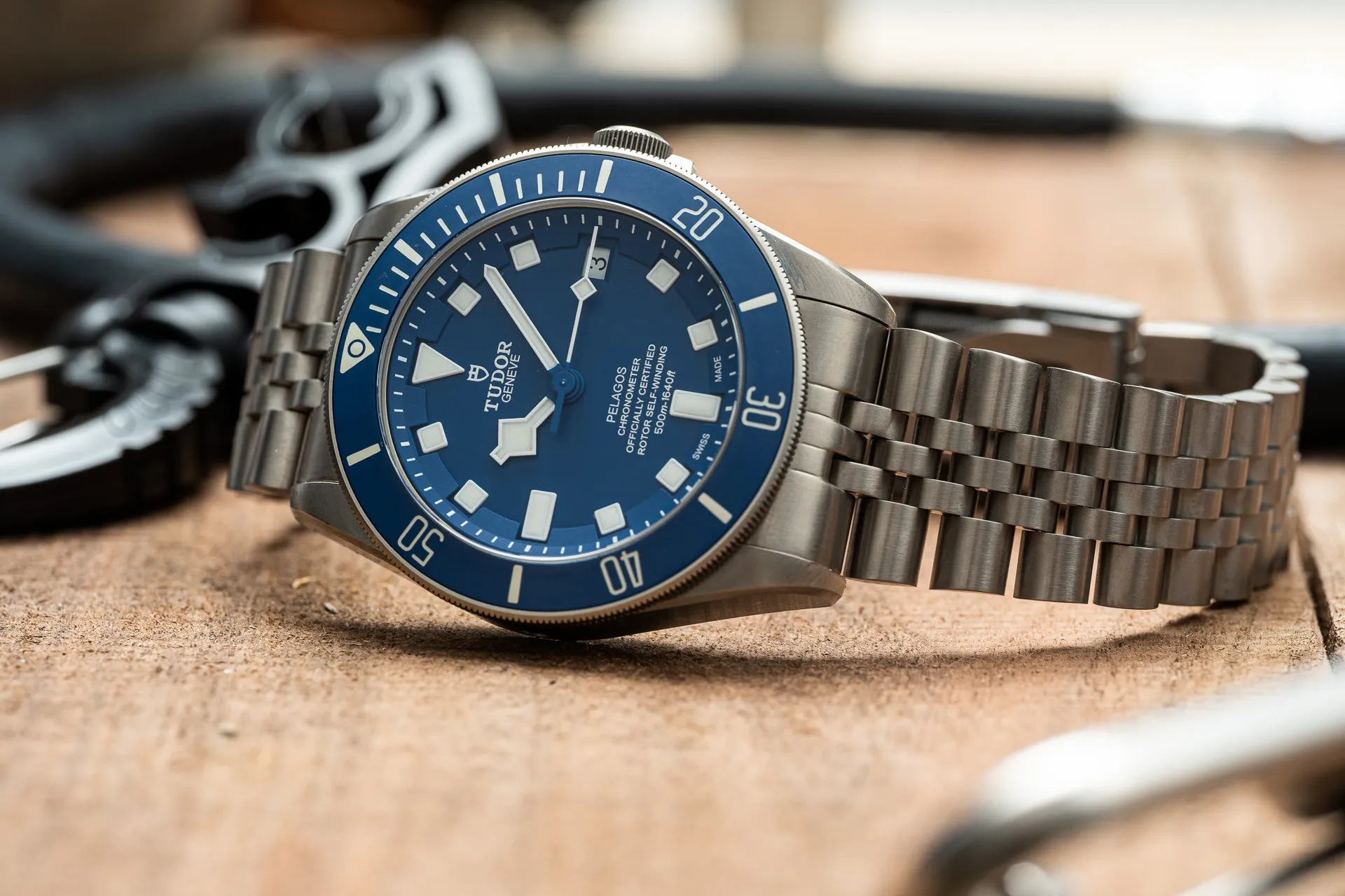 Titanium Executive Bracelet for LARGER WRIST (for the Tudor Pelagos 42mm)