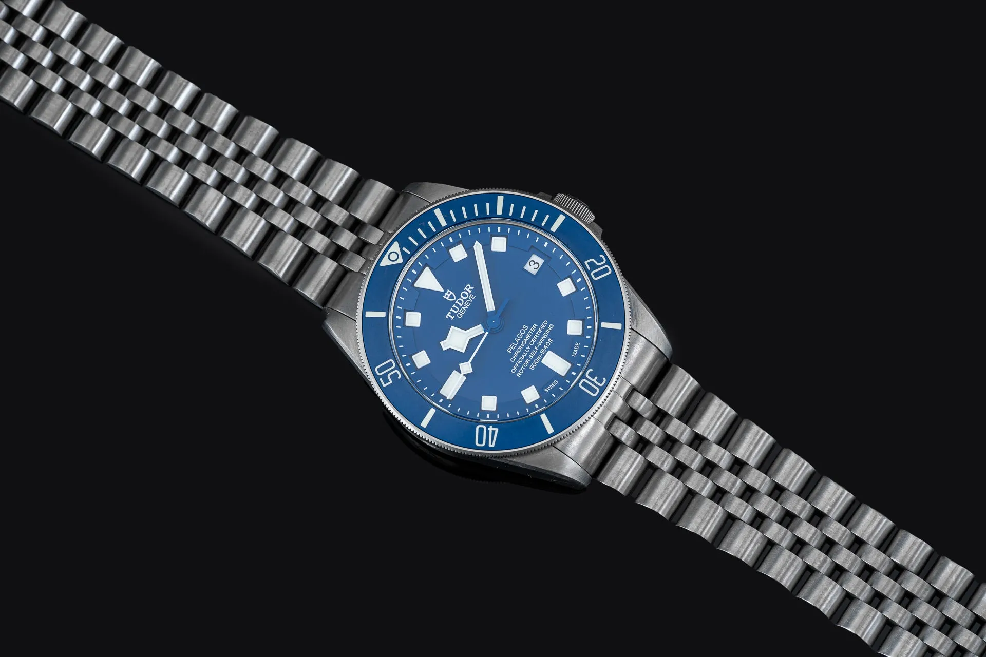 Titanium Executive Bracelet for LARGER WRIST (for the Tudor Pelagos 42mm)