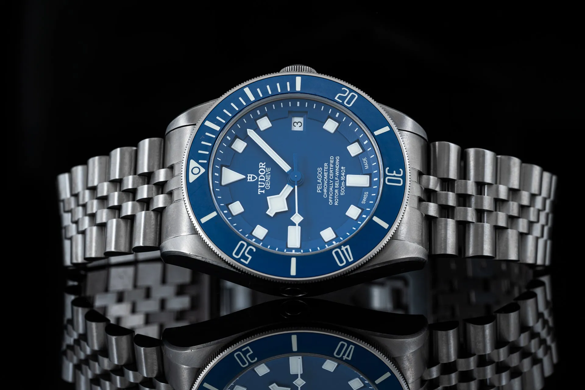 Titanium Executive Bracelet for LARGER WRIST (for the Tudor Pelagos 42mm)