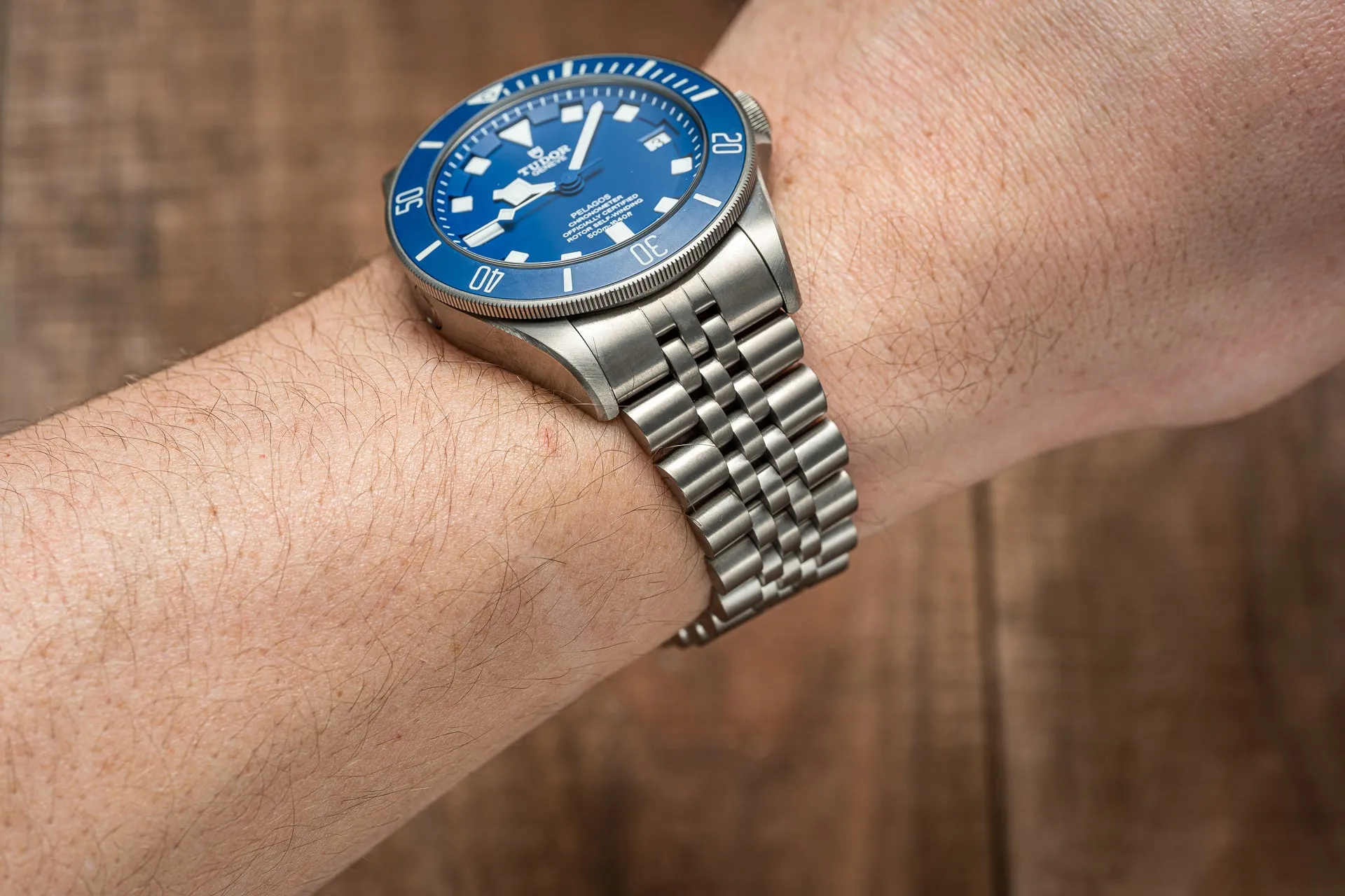 Titanium Executive Bracelet for LARGER WRIST (for the Tudor Pelagos 42mm)