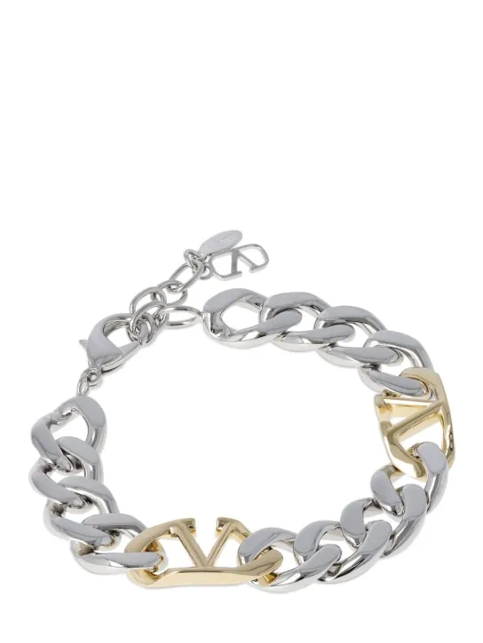 Valentino Garavani   V logo chain bracelet 