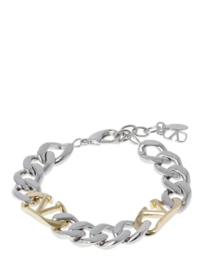 Valentino Garavani   V logo chain bracelet 