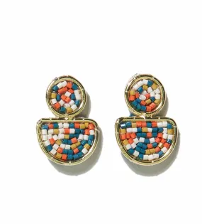 Veronica Confetti Earrings Desert