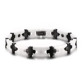 Women's Fashion Black and White Bracelet