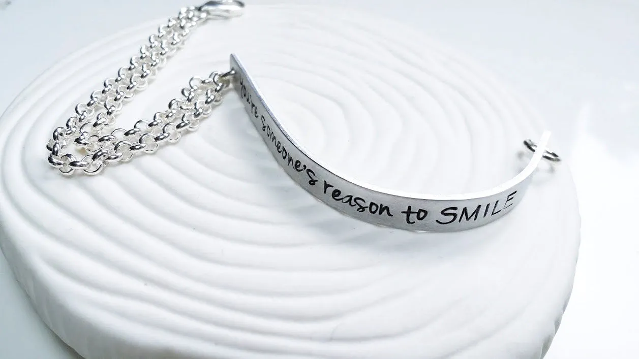 You're Someone's Reason To Smile | Half Cuff Bracelet