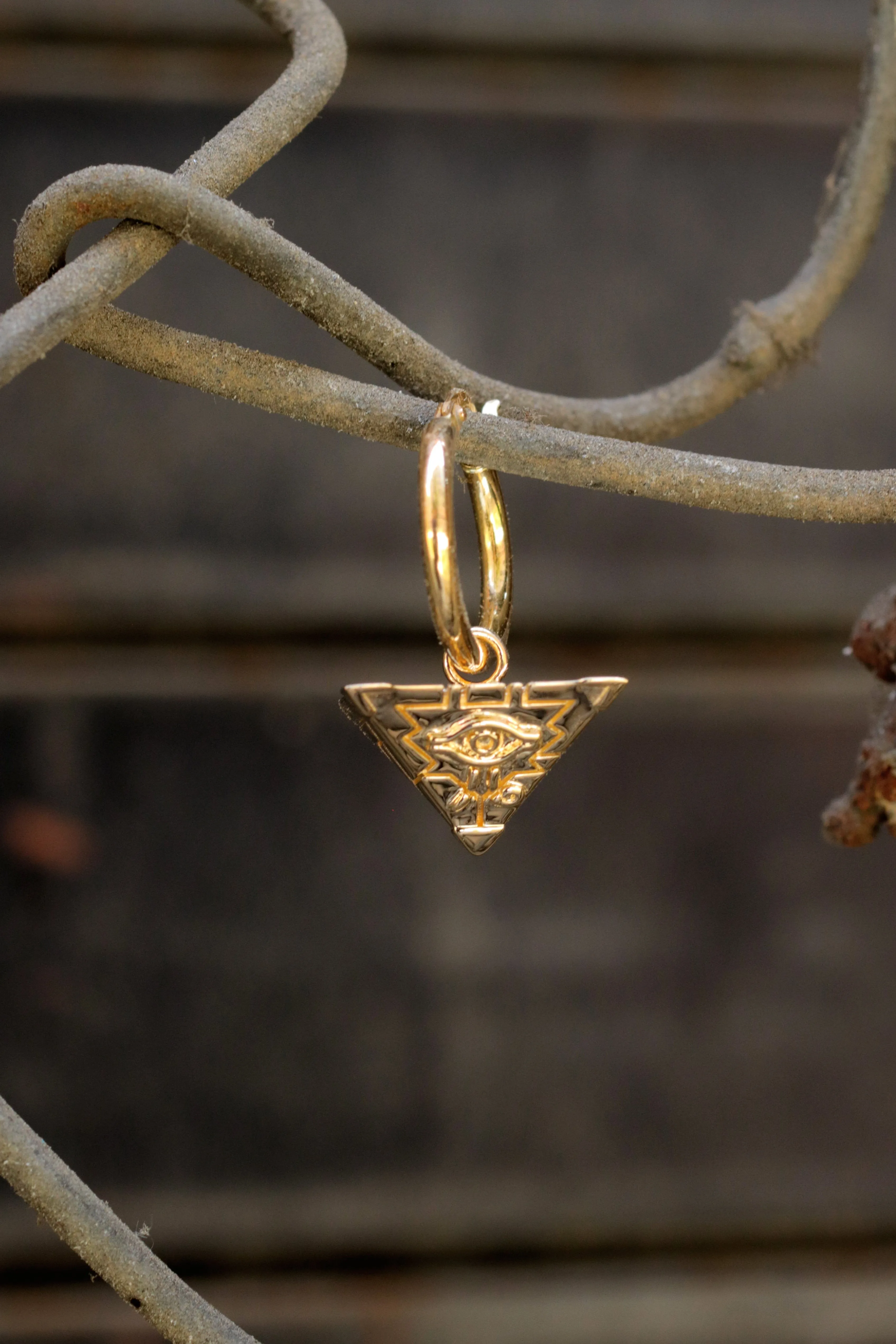 Yu-Gi-Oh!™ Micro Millennium Puzzle Earring - 14KT